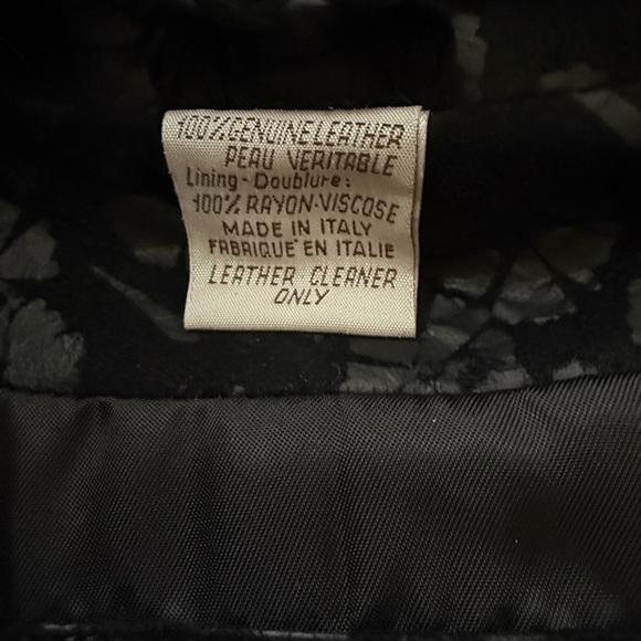 Bally Italian Black genuine leather Jacket L - Picture 6 of 6